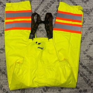 Bright Yellow Reflective Work Pants